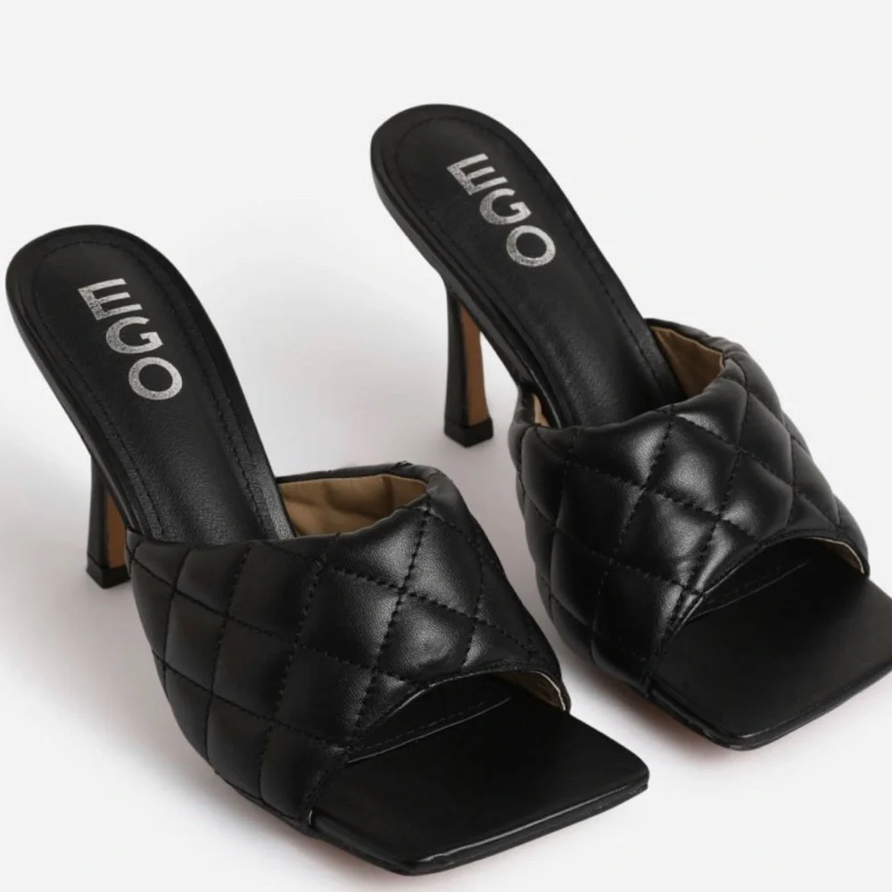 💖Ego Tropez Quilted Mules💖 - Picture 1 of 8